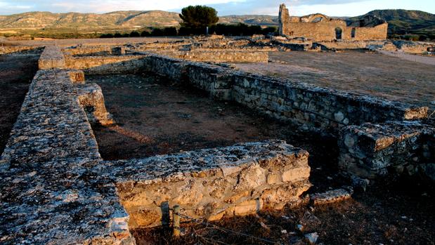Zona excavada en Recópolis