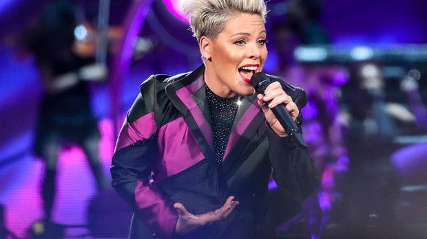 Actuación de la cantante americana Pink en Berlín el domingo 14 de julio