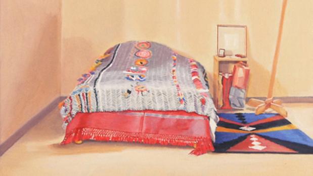 La cama de Calder retratada por Teresa Moro