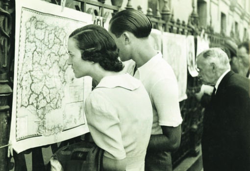 Una imagen de Madrid durante la Guerra Civil