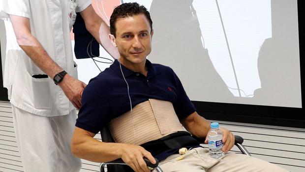 Rafaeillo, en el hospital de Navarra