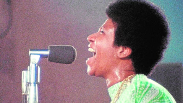 Aretha Franklin, en un fotograma de «Amazing Grace», que se estrena en España el 4 de octubre