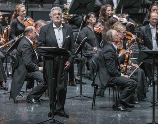 Placido Domingo, zu einer Zeit seines Auftritts in Salzburg