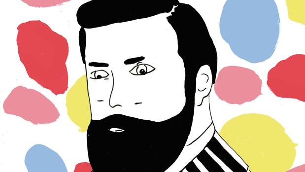Ilustración de Gaudí realizada por el artista Little