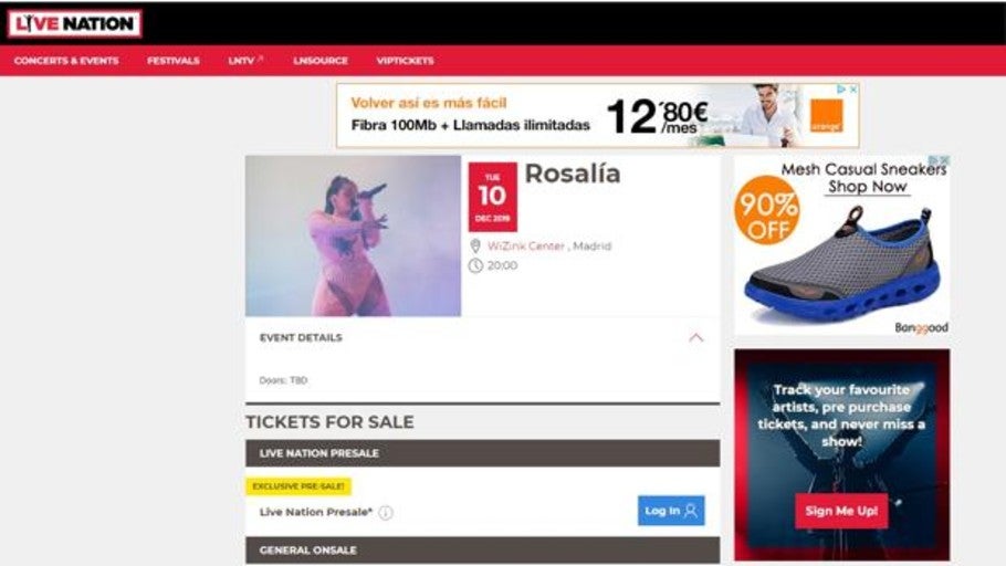 Rosalía agota las todas entradas de preventa para sus conciertos en España en pocos minutos