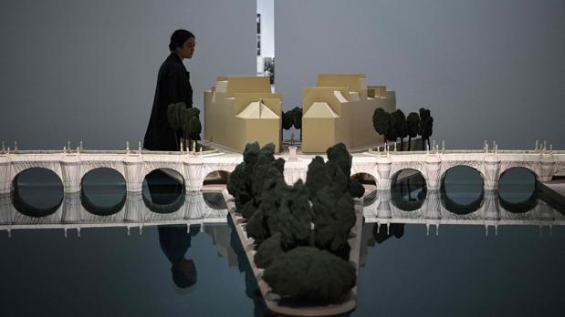 Exposición dedicada a Christo en el Centro Pompidou