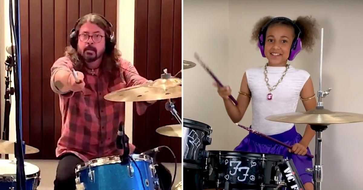 Dave Grohl De Foo Fighters Acepta El Reto De Una Nina De Diez Anos Y Este Es El Resultado