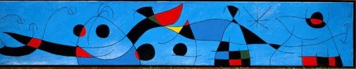 Painting by Miró dedicated to his grandson David Fernández