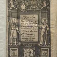 El libro &#039;Relación de las fiestas en la canonización de San Isidro&#039; de 1622