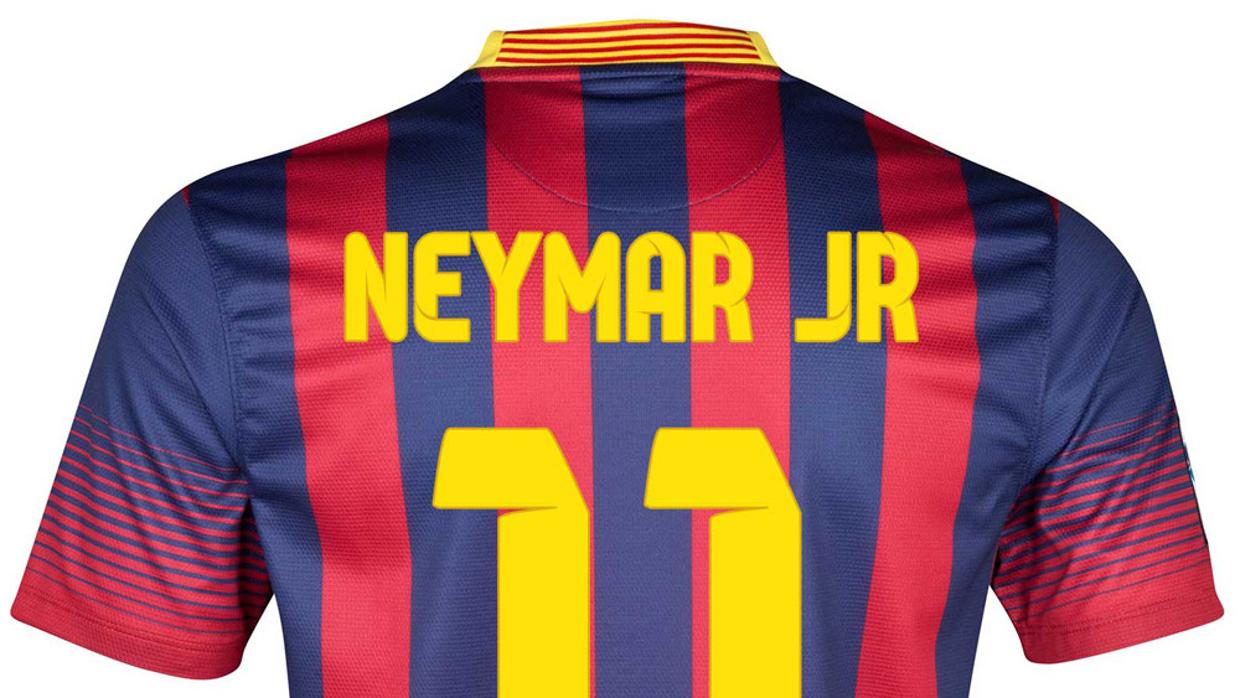 la camiseta de neymar