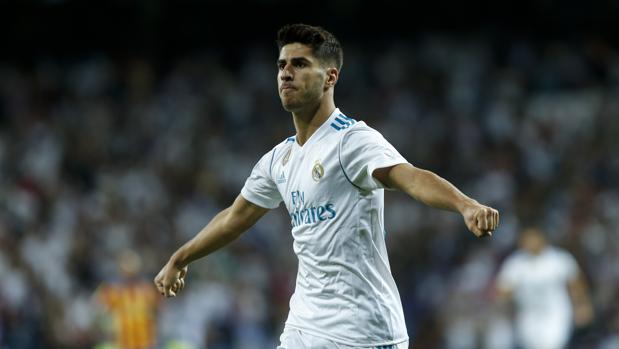 Marco Asensio en la segunda jornada de Liga