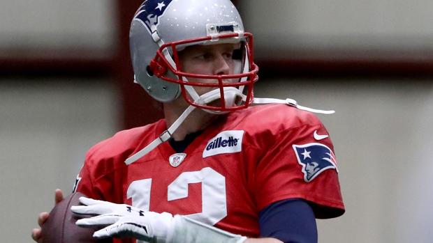Tom Brady, durante un entrenamiento