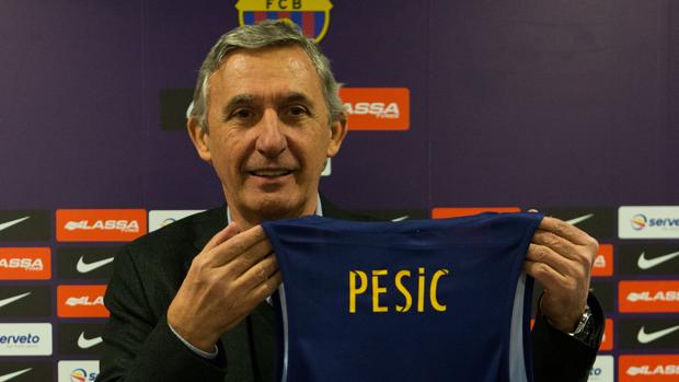 Svetislav Pesic el día de su presentación