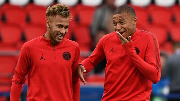 Neymar y Mbappé