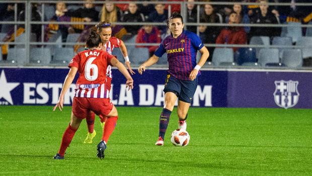 Acción del partido entre Atlético de Madrid y Barcelona del pasado mes de noviembre