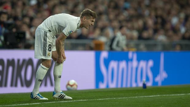 Kroos, en un partido del Real Madrid