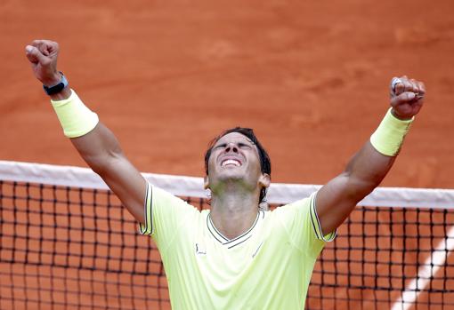 Nadal tras el triunfo