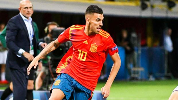 Dani Ceballos, durante el partido ante Italia