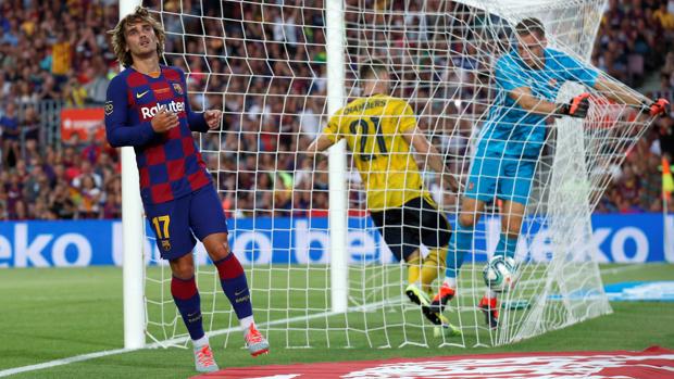 Griezmann marca su primer gol con el Barcelona en un amistoso ante el Arsenal