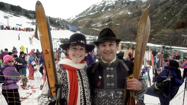 Blanca junto a su hermano Francisco en una foto de 1995