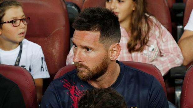 Messi, en el Camp Nou