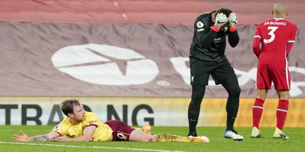 El Liverpool no levanta cabeza y ve frenado su increíble récord en Anfield