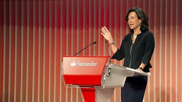 La presidenta del Banco Santander, Ana Botín