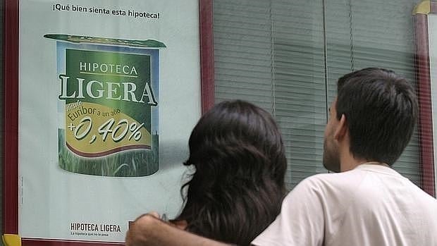 Las hipotecas a tipo variable se llegaron a conceder a Euribor más un 0,4% antes de la crisis