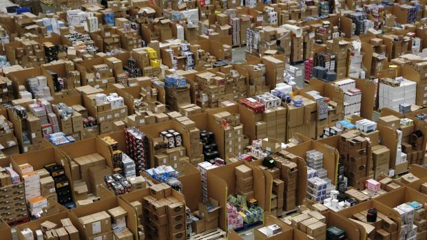 Almacén de Amazon en Reino Unido