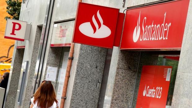 Oficina del Banco Santander en Barcelona