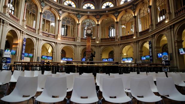 Vista de la Bolsa española