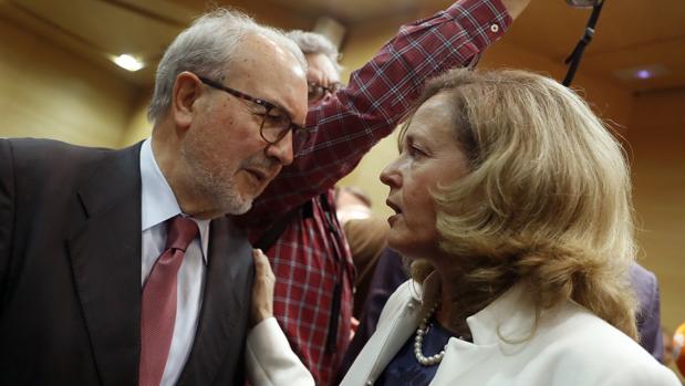 Resultado de imagen de CALVIÑO Y SOLBES