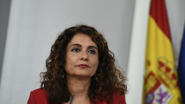 María Jesús Montero, ministra de Hacienda, en la rueda de prensa del último Consejo de Ministros