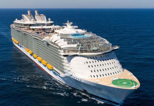 Vista del «Symphony of the seas»
