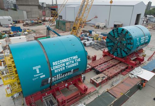 Thames Tideway Tunnel, en Londres es otro de sus destacados proyectos