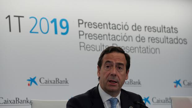 El consejero delegado de CaixaBank, Gonzalo Gortázar