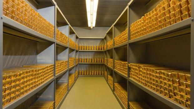 Reservas de oro del Bundesbank, banco central de Alemania