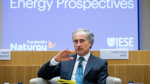 Christopher Jones, durante el acto de hoy en el IESE
