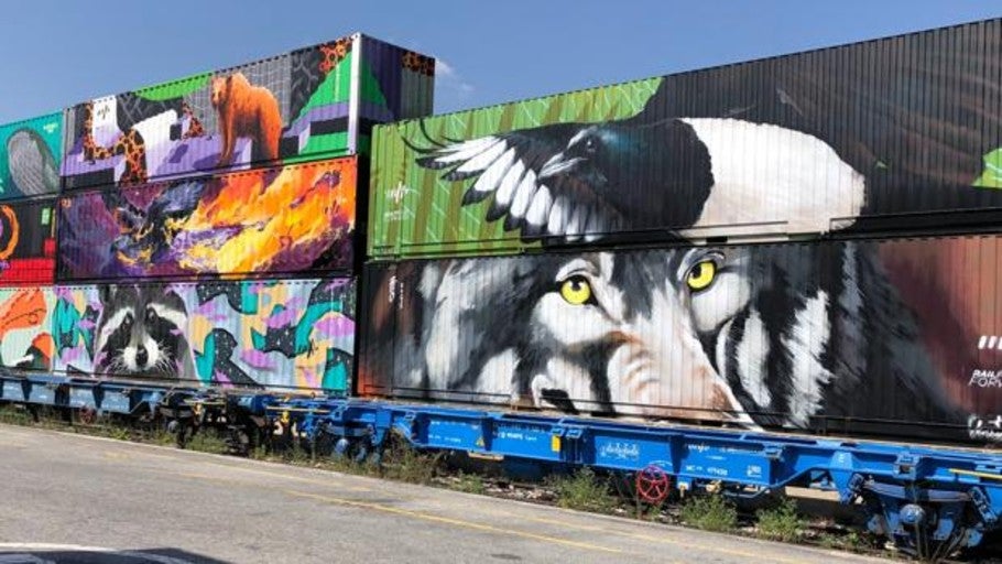 El Tren de Noé llega a España para concienciar sobre la huella medioambiental del transporte de mercancías