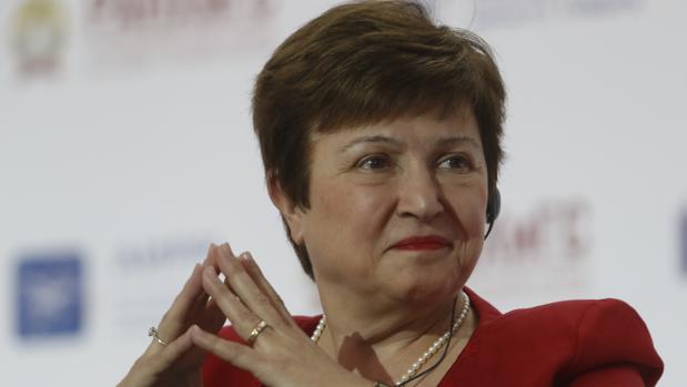 Kristalina Georgieva, de 66 años, aspirante a la dirección del FMI y directora ejectuvia del Banco Mundial