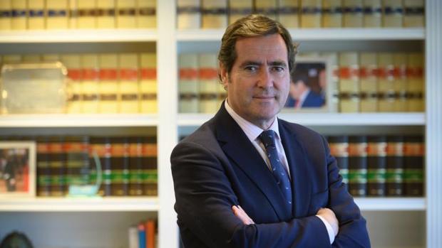 El presidente de la patronal CEOE, Antonio Garamendi, en una imagen de archivo