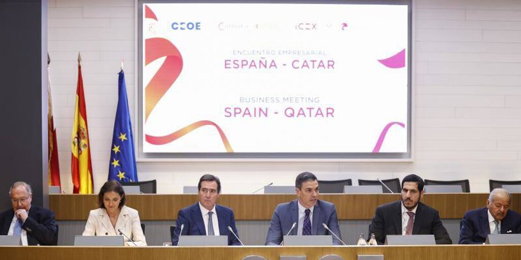 Sánchez celebrates the rain of millions from Qatar and CEOE praises the Spanish company for being able to attract them