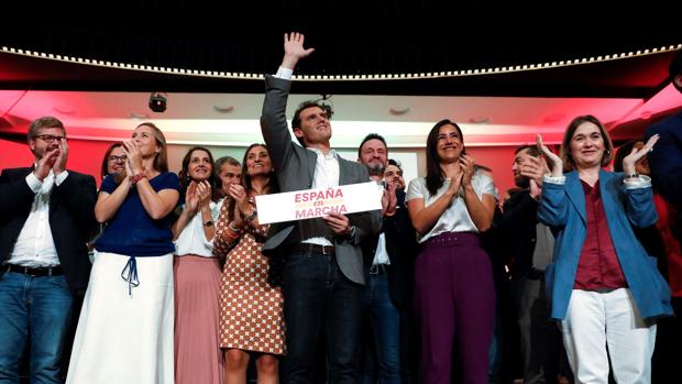 Acto de precampaña de Albert Rivera, el 5 de octubre en Madrid