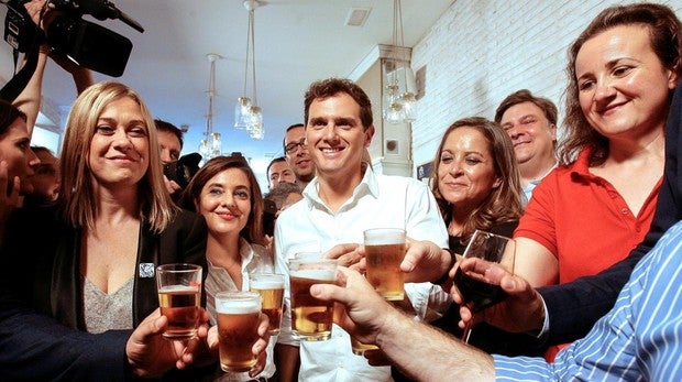 El presidente de Ciudadanos, Albert Rivera, este martes en Guadalajara