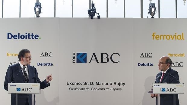 Mariano Rajoy, en el Foro ABC: «Las elecciones se ganan con moderación y competencia»