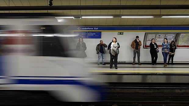 El andén donde ocurrieron los hechos