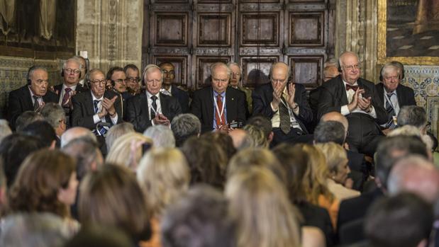 Imagen del jurado reunido este martes en Valencia