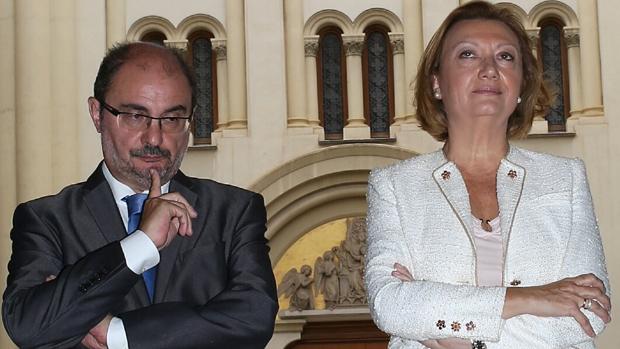 Lambán y Rudi, en una imagen de archivo