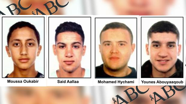 Por el momento no se sabe si Younes Abouyaaquob (derecha) se encuentra con vida