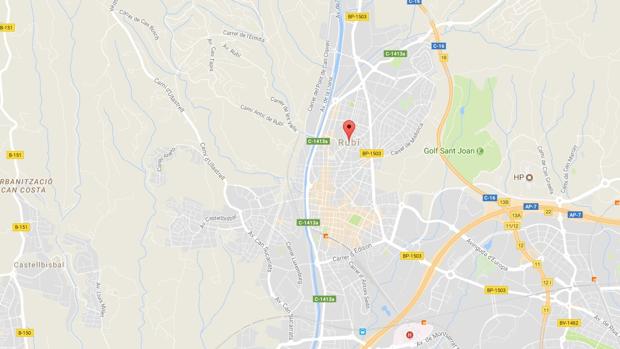 Ubicación de Rubí en Google Maps